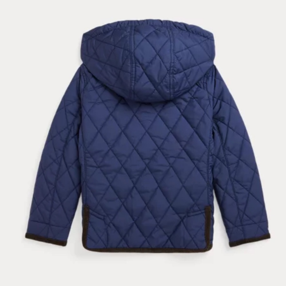 Polo by Ralph Lauren Blue Quilted Kids Jacket - Picture 2 of 10